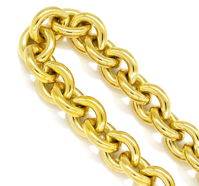 Foto 2 - Anker Goldkette für Damen 46cm lang massiv 14K Gelbgold, K3270