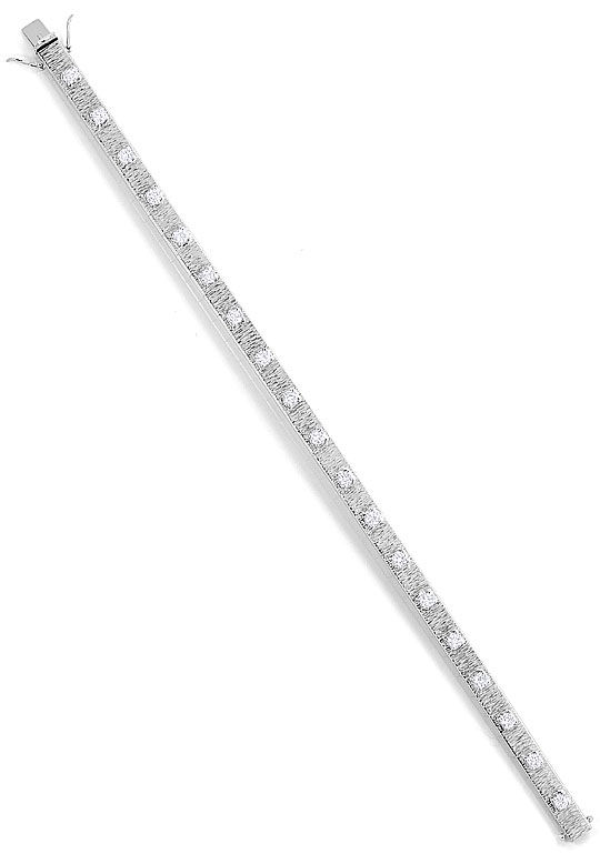 Foto 3 - Diamanten-Armband 1,60 Carat Brillanten, 18K Weißgold, S4921